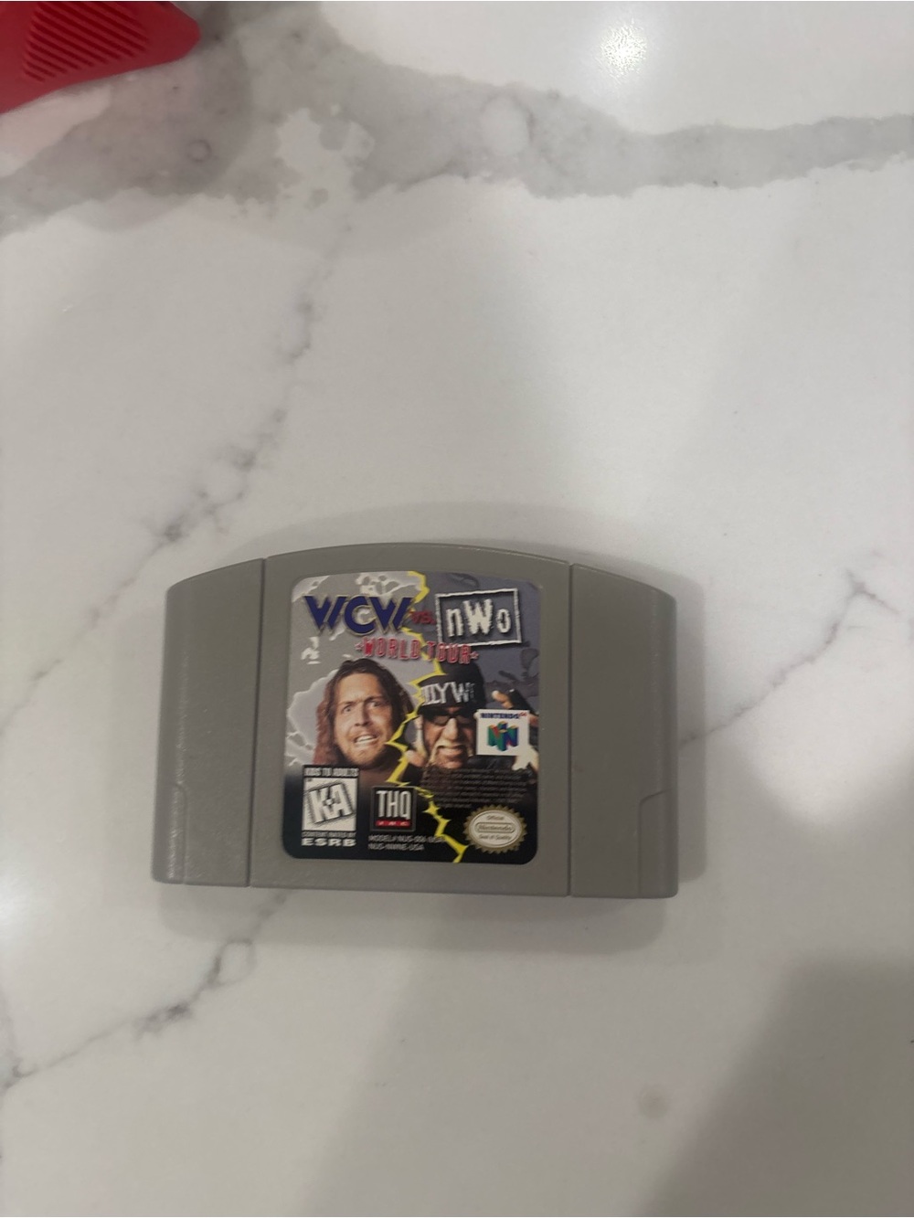 Nintendo Gray N64 WCW nWo World Tour Game Cartridge